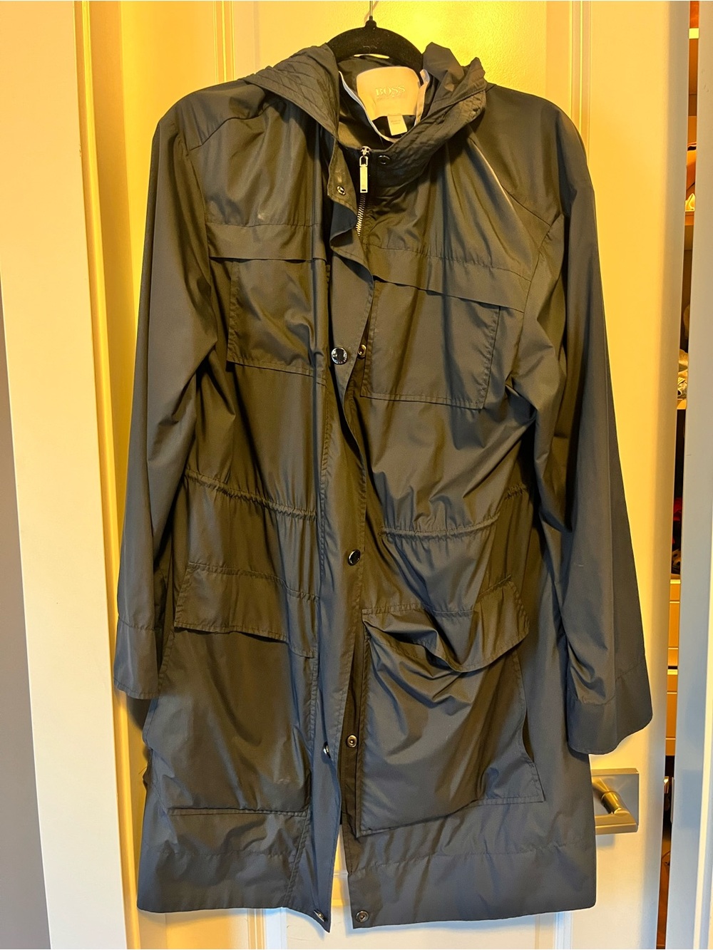 BOSS Hooded Trench Coat - Women's
